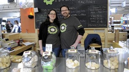 Debbie Steinberg and Chris Momberger of the Pittsburgh Marshmallow Factory.