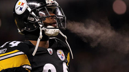 Steelers corner back Ike Taylor.