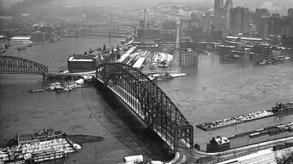 Pittsbugh's Point during the flood of 1936.