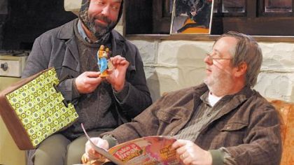 David Cabot and Philip Winters are feuding brothers in "The Lonesome West."