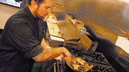 Steve Lanzilotti, executive chef at Brik Room on Carson.