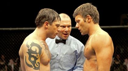 Tommy (Tom Hardy, left) and Brendan (Joel Edgerton, right) star in "Warrior."