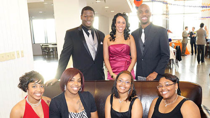 Front row: Taylor Randall, Rhumesia Brooks, Marley Barnette and Deasia Davidson.
Back row: Isaiah J. Boswell, Samantha L. Gyles, Aaron V., Holness.
