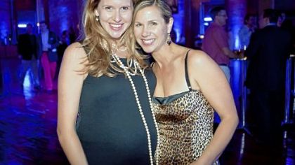 Event chairs Mollie Hanna Lang and Kristin Richards.