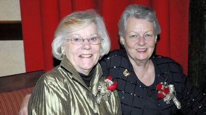 Honorees Elizabeth Hobbs and Elin Roddey.