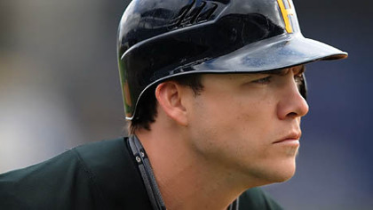 Pirates utilityman Steve Pearce, "I'm going to try my hardest to make this squad somewhere -- outfield, infield, backup off the bench, it doesn't matter, just somewhere on this squad."