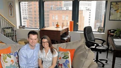 Paul Hlivko and Melinda Urick have been living in The Penn Garrison Apartments, Downtown, since last September.