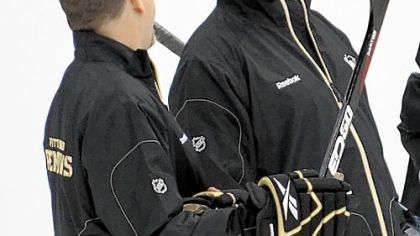 The players aren't the only new faces on the ice at the Penguins development camp this week. Bill Guerin, now part of the player development staff, is also on hand at Consol Energy Center.