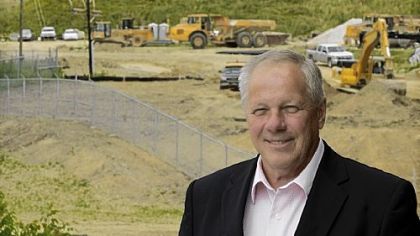 Chartiers Supervisor Harlan Shober at the MarkWest gas processing plant in the township.