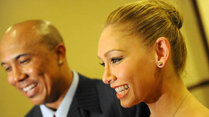 Hines Ward and his Dancing with the Stars partner Kym Johnson.