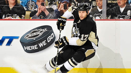 Penguins forward Mike Rupp.