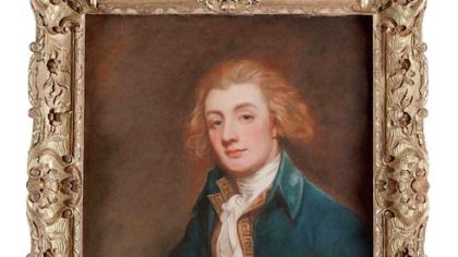 Portrait of John Mills by George Romney.