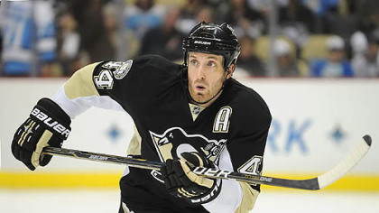 Penguins defenseman Brooks Orpik has been sidelined since Feb. 23 due to a finger injury.