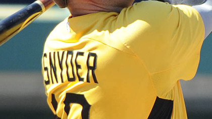 Pirates catcher Chris Snyder had 15 home runs last season.