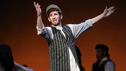 Luke Halferty from Central Catholic was named Best Actor as Tevye in "Fiddler on the Roof."