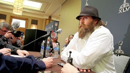 Steelers defensive end Brett Keisel will draw attention as much -- if not more -- for his full growth of beard as he will his play this week.