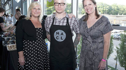Julie Talerico, Chef Kevin Sousa and Betsy Benson.