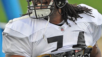 Steelers offensive lineman Willie Colon.