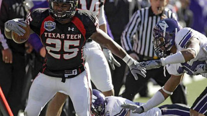 The Steelers drafted Texas Tech running back Baron Batch in the seventh round.