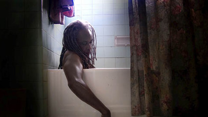 "Black Marat", a 2009 photograph by  Rene Pena, who posed for the image.