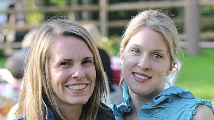 Sarah Stallings and Faith Moser.