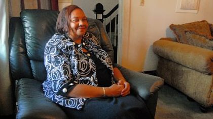Bonnie Caver sits in her East Liberty home. Caver lost her husband 15 years after they were married in 1967, but they had taken out a life insurance policy that was valuable enough to take care of her for the rest of her life.