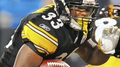 Steelers running back Isaac Redman was an undrafted free agent.