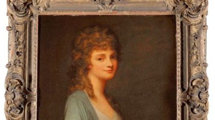 George Romney's painting of "Mrs. Bruce" will remain at the Carnegie Museum of Art.