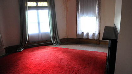 One of the home's bedrooms.