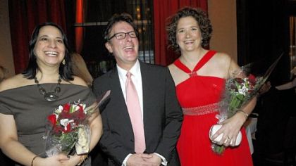 From left: Georgette Pascale, Rob Lepre and Julie Kline.
