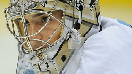 Penguins goaltender Marc-Andre Fleury.