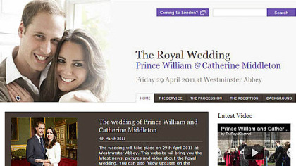 The happy couple, online