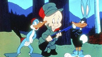 Is Elmer Fudd confused as Bugs and Daffy disguise as each other? The new Looney Toons series starts Tuesday on the Cartoon Network.