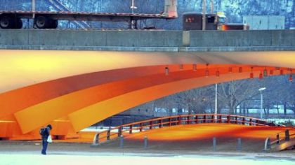 Five design teams, one of which is local, have been chosen to figure out how to use light, sound, art or a combination of all three to animate the tunnel that runs under the Portal Bridge.