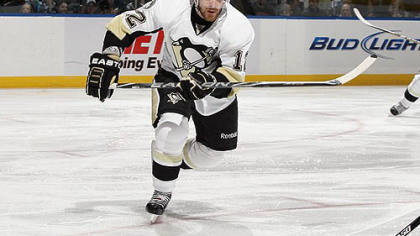 Penguins forward Brett Sterling has four points in four games.