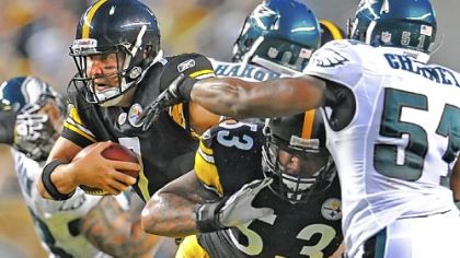 Steelers quarterback Ben Roethlisberger.