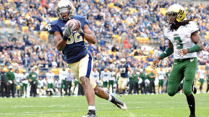 Former Pitt wide receiver Jonathan Baldwin could be selected in the first round of the NFL draft.