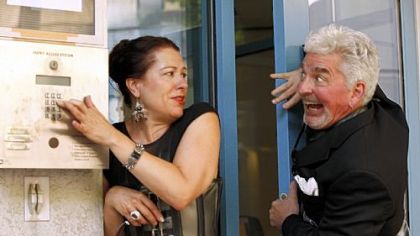 Robin Walsh is a seductive Olivia and Gregory Lehane is the tormented Malvolio in Quantum Theatre's "Twelfth Night."