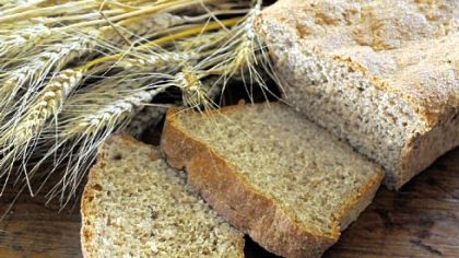 Fresh bread made with Frederick Soft White Winter Wheat grown at Weatherbury Farm in Washington County.
