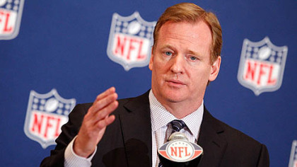 NFL commissioner Roger Goodell.