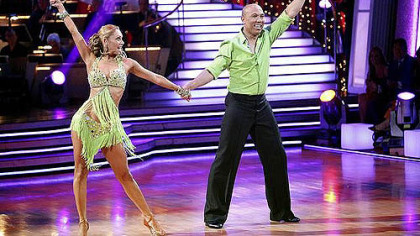 Kym and Hines last night on ABC's "Dancing With the Stars."