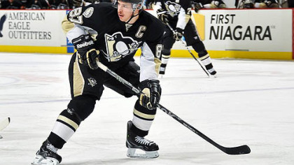 Penguins captain Sidney Crosby.