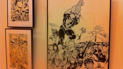 Spider-Man art by Gil Kane/John Romita is featured at ToonSeum, Downtown.