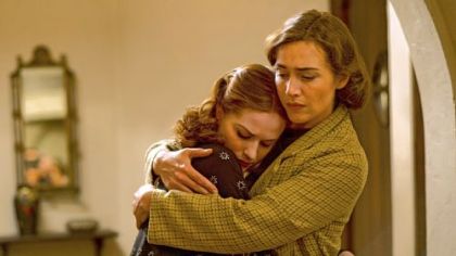 Evan Rachel Wood and Kate Winslet portray daughter and mother in "Mildred Pierce."