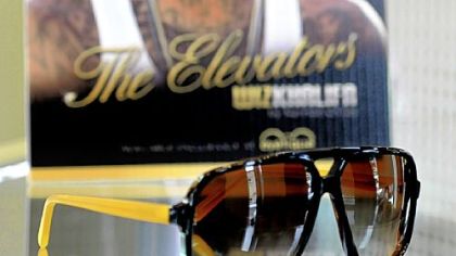 The $10,000 Wiz Khalifa sunglasses created by Norman Childs of Eyetique in Squirrel Hill.