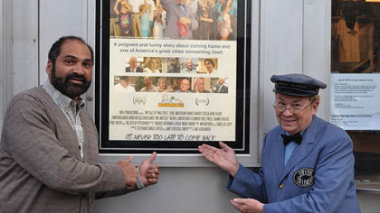 Franco Harris and Mr. McFeely promote "My Tale of Two Cities," which has its television premiere tonight on WQED at 8 p.m. It will be preceded at 7:30 by a conversation about the Pittsburgh comeback story with Paul O' Neill, Joanne Rogers, Franco Harris and Dok Harris. See www.mytaleoftwocities.com for more information.