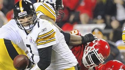 Ben Roethlisberger -- 21 for 31 for 193 yards and the one TD pass