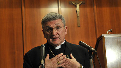 Bishop David Zubik on Wednesday talked about charges made against him alleging he had inappropirate conduct with a student while vice principal at Quigley Catholic High School in the mid-1980s.