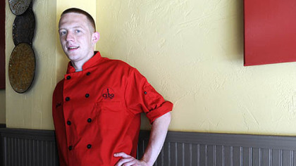 Cibo chef Eric Schwarzmeier, who trained at La Cucina Flegrea: his best dishes mix "Southern Italian flavors with an American sense of abundance."