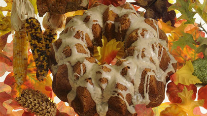 Pumpkin cake.